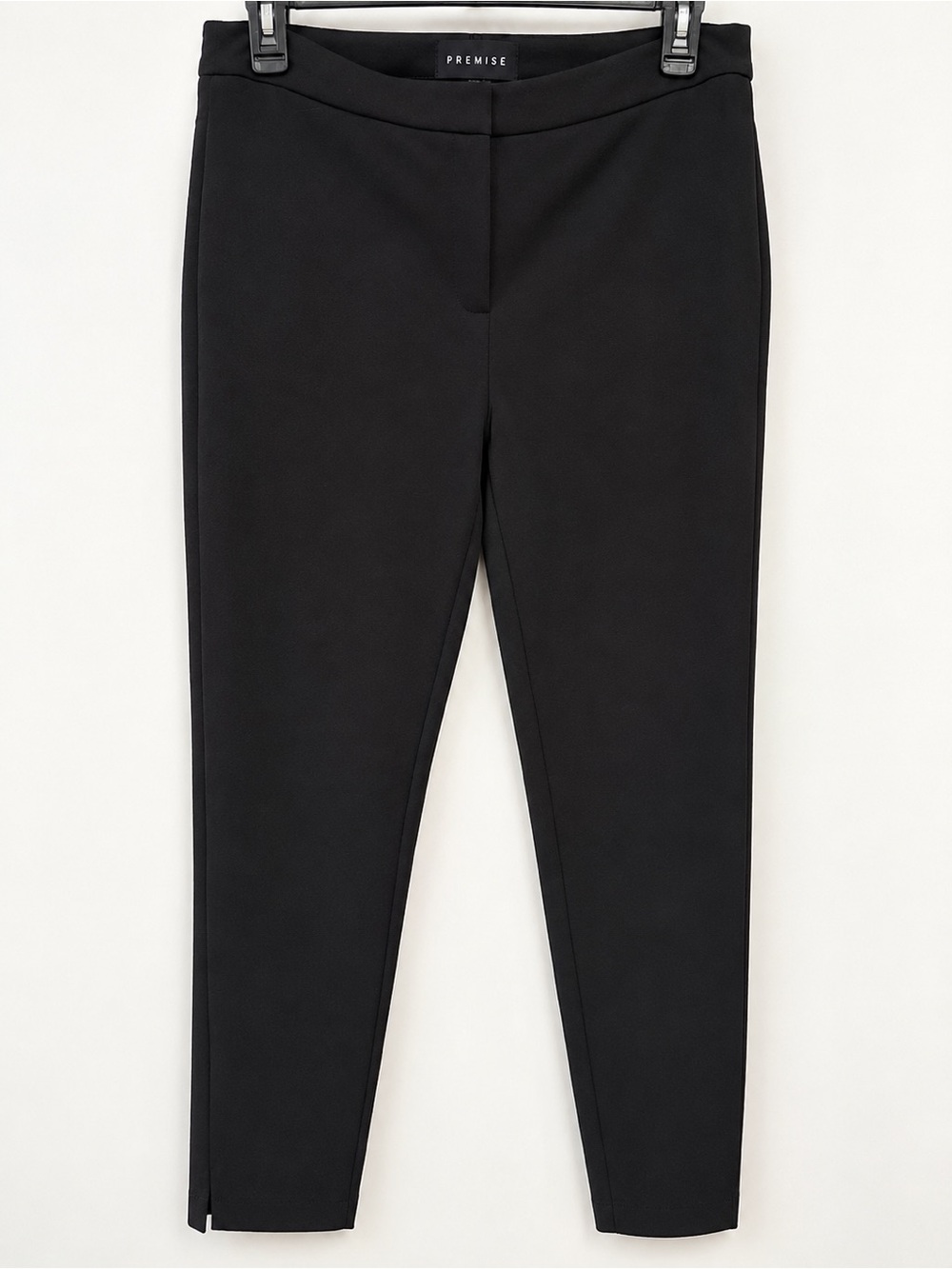 Women’s Premise Black Slim Pull-On Ankle Pants